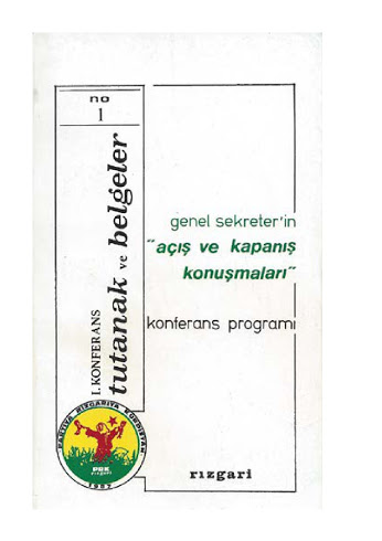 1. prk rizgari konferans